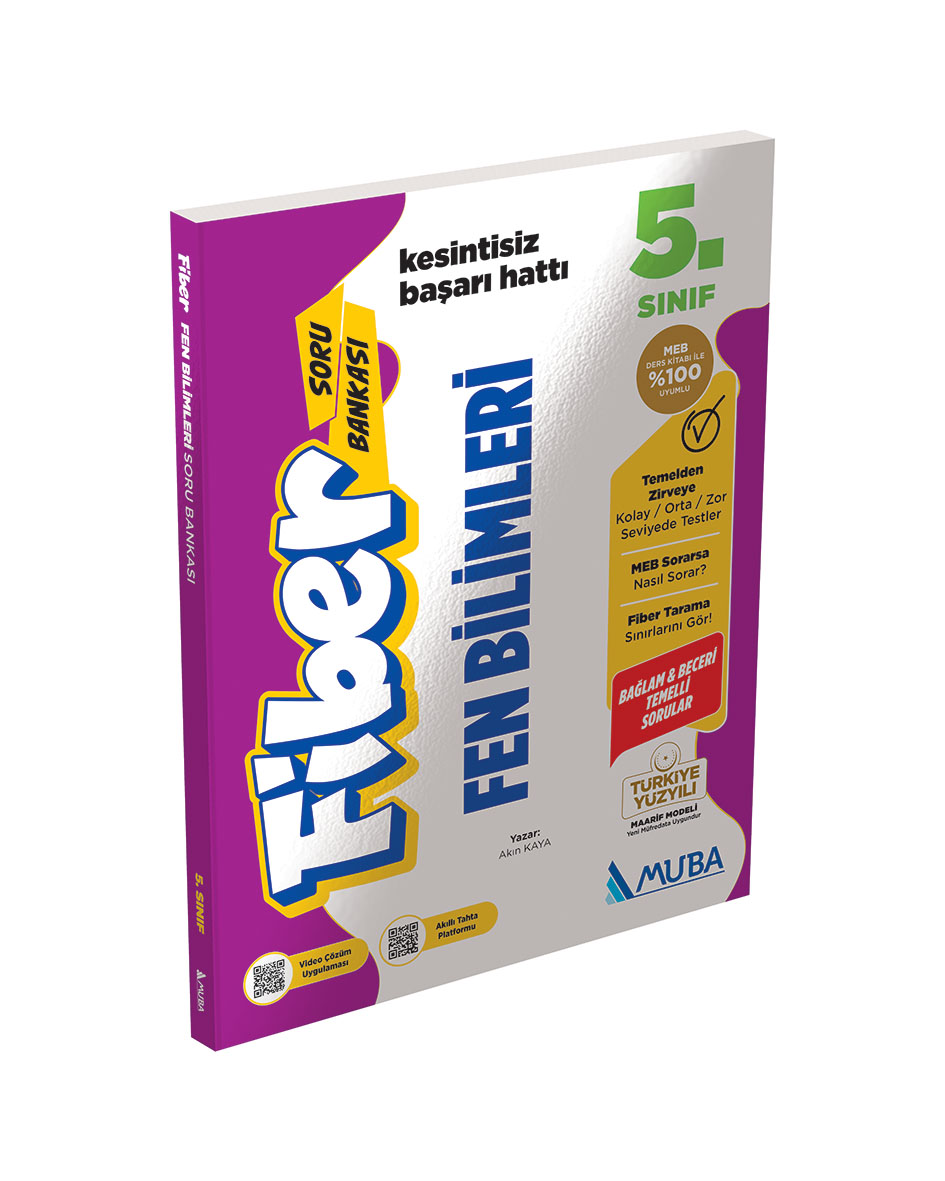 Muba  5. Sınıf Fen Bilimleri Fiber Soru Bankası
