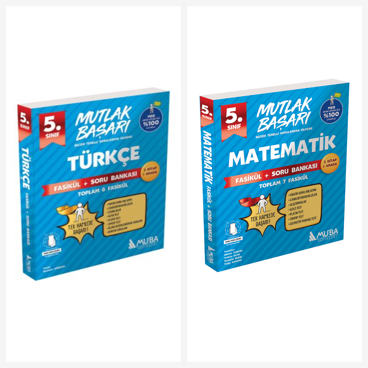 Muba 5. Sınıf Türkçe & Matematik Fasikül + Soru Bankası Muba 5. Sınıf Türkçe & Matematik Fasikül + Soru Bankası