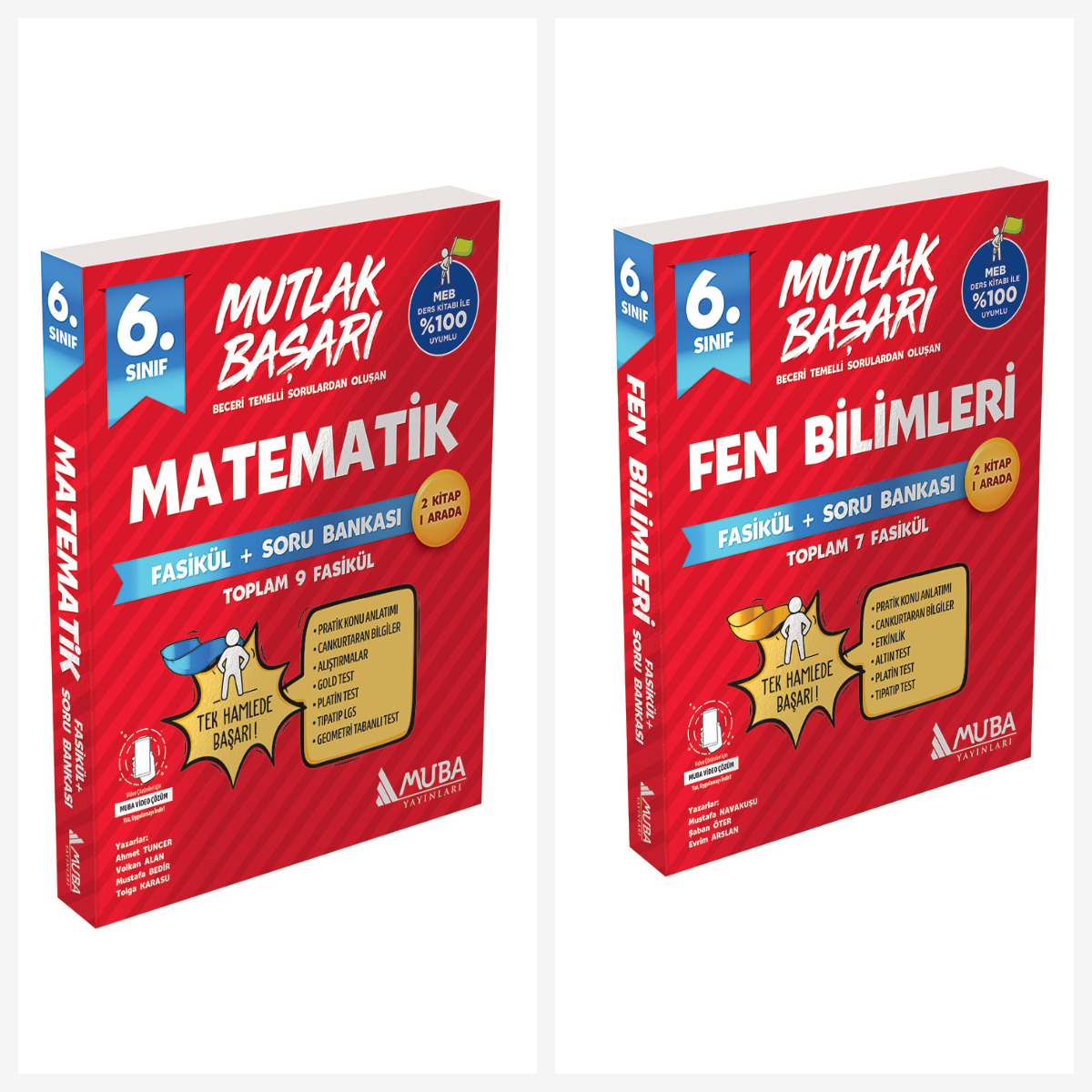 Muba 6. Sınıf Matematik & Fen Fasikül+ Soru Bankası Muba 6. Sınıf Matematik & Fen Fasikül+ Soru Bankası