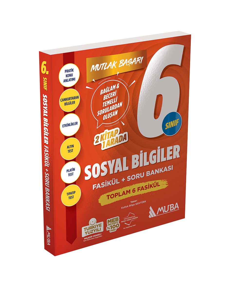 Muba 6.Sınıf Sosyal Bilgiler Fasikül + Soru Bankası
