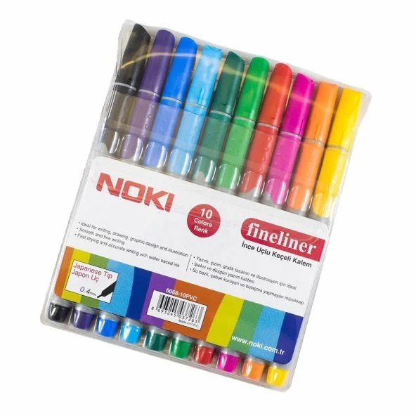 Noki Fınelıner 10 Lu Keçeli Kalem 0,4 Uc Noki Fınelıner 10 Lu Keçeli Kalem 0,4 Uc