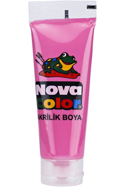 Nova Color Pembe Renk Tüp Akrilik Boya 75 Gr Nova Color Pembe Renk Tüp Akrilik Boya 75 Gr