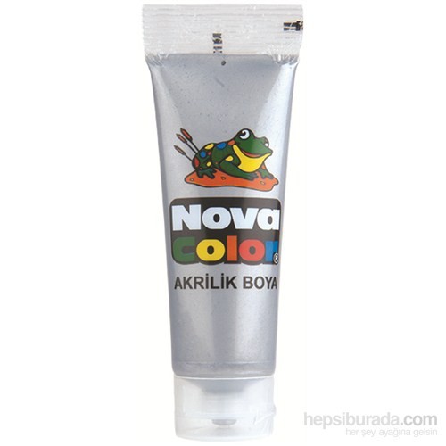 Nova Color Tüp Akrilik Boya 75 Gram Gümüş Nova Color Tüp Akrilik Boya 75 Gram Gümüş