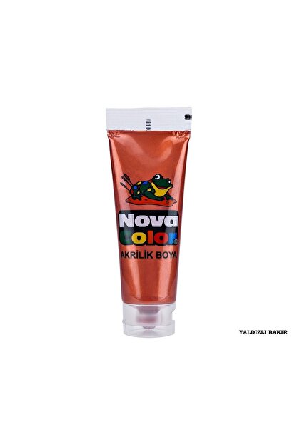 Nova Color  Tüp Akrilik Boya 75 Gram Yaldızlı Bakır
