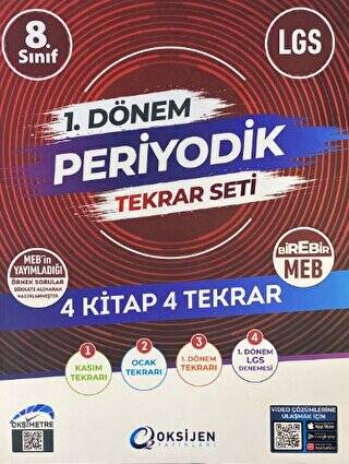 Oksijen 8.sınıf 1.dönem Periyodik Tekrar Seti Oksijen 8.sınıf 1.dönem Periyodik Tekrar Seti