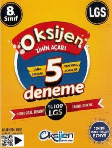 Oksijen Yayınları 8. Sınıf Lgs 5 Deneme Oksijen Yayınları 8. Sınıf Lgs 5 Deneme