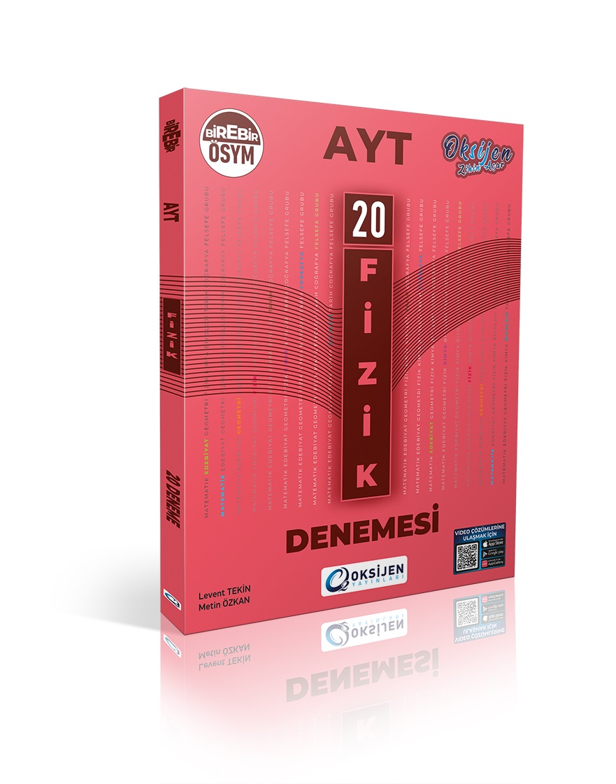 Oksijen Yayınları Ayt 20 Fizik Denemesi Birebir ösym Oksijen Yayınları Ayt 20 Fizik Denemesi Birebir ösym