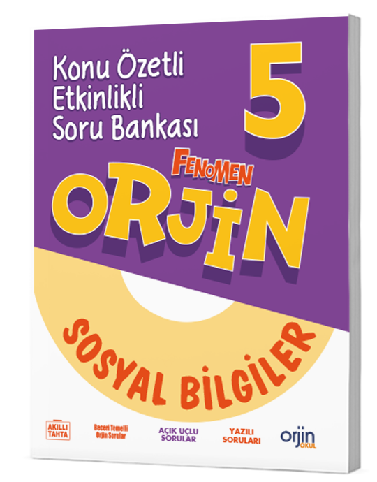 Orjin 5. Sınıf Sosyal Bilgiler Konu Özetli Soru Bankası