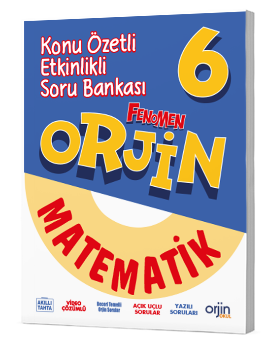Orjin 6. Sınıf Matematik Konu Özetli Soru Bankası