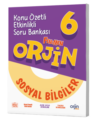 Orjin 6. Sınıf Sosyal Bilgiler Konu Özetli Soru Bankası