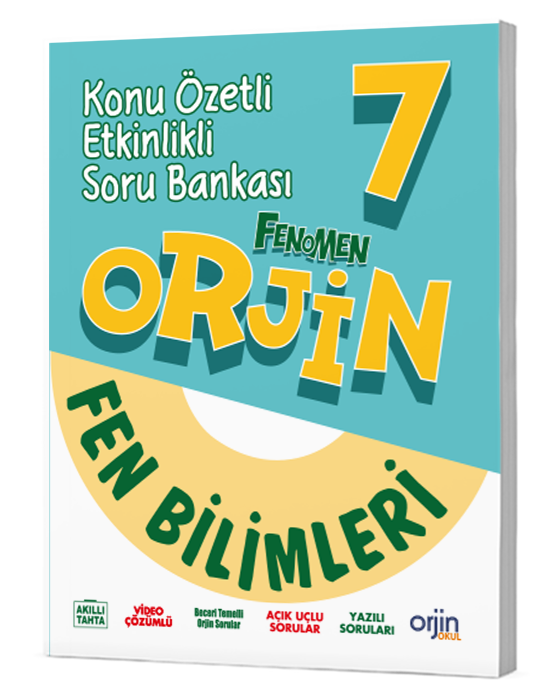 Orjin 7. Sınıf Fen Bilimleri Konu Özetli Soru Bankası