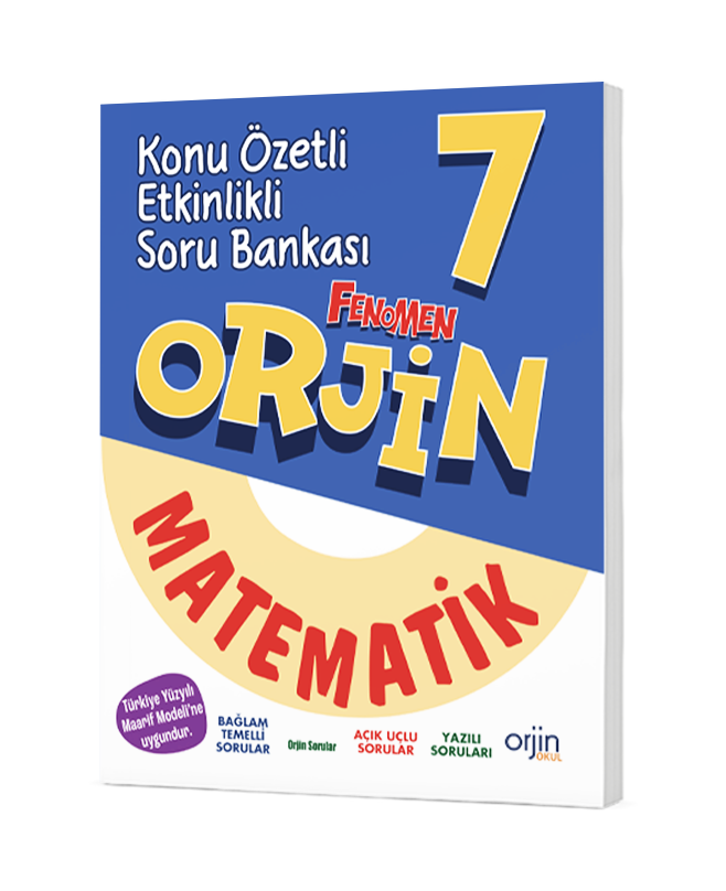 Orjin 7.Sınıf Matematik  Konu Özetli Soru Bankası