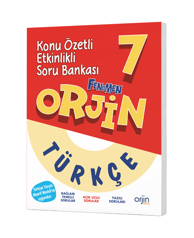 Orjin 7.Sınıf Türkçe Konu Özetli Soru Bankası