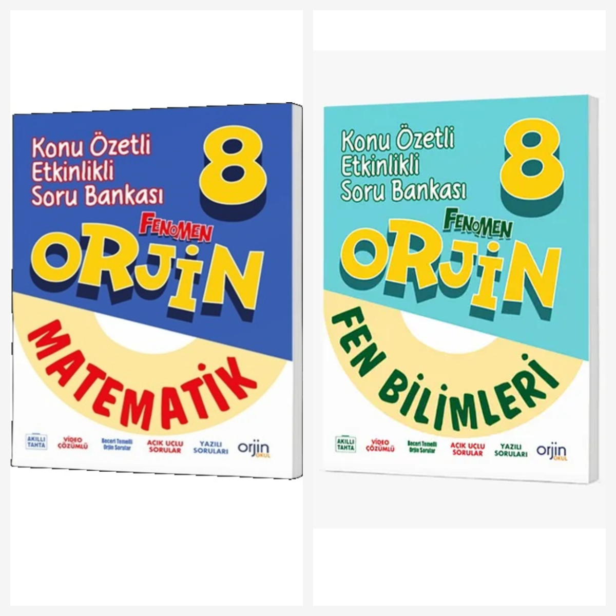 Orjin 8. Sınıf Matematik & Fen Soru Bankası Orjin 8. Sınıf Matematik & Fen Soru Bankası
