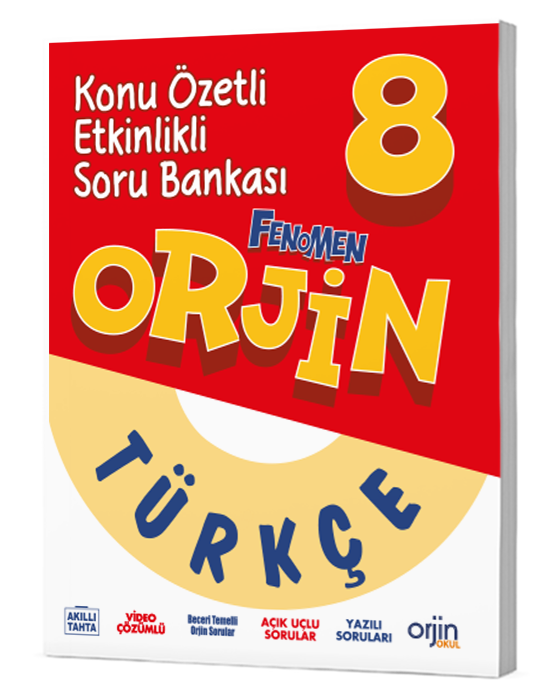 Orjin 8. Sınıf Türkçe Konu Özetli Soru Bankası