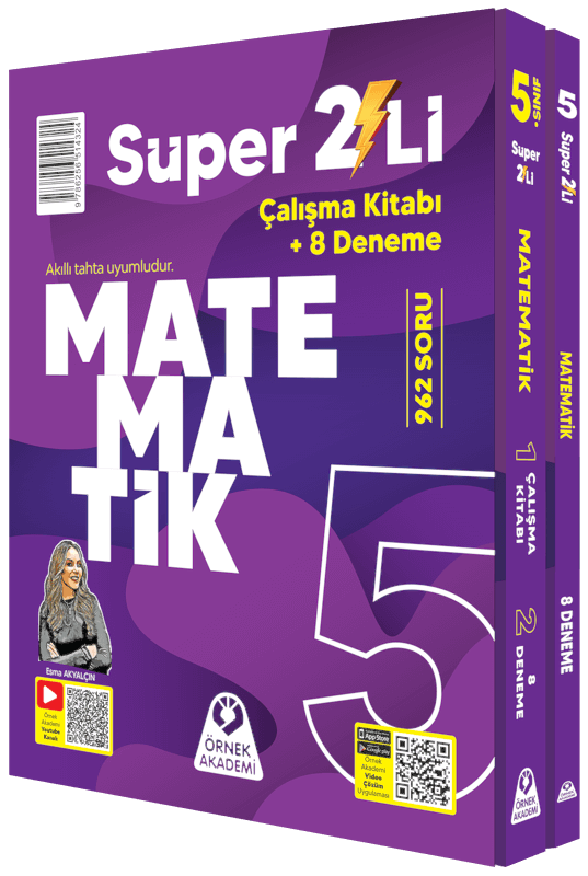 Örnek Akademi 5. Sınıf Süper İkili Matematik Seti Örnek Akademi 5. Sınıf Süper İkili Matematik Seti