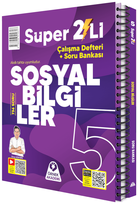 Örnek Akademi 5. Sınıf Süper İkili Sosyal Bilgiler Seti Örnek Akademi 5. Sınıf Süper İkili Sosyal Bilgiler Seti