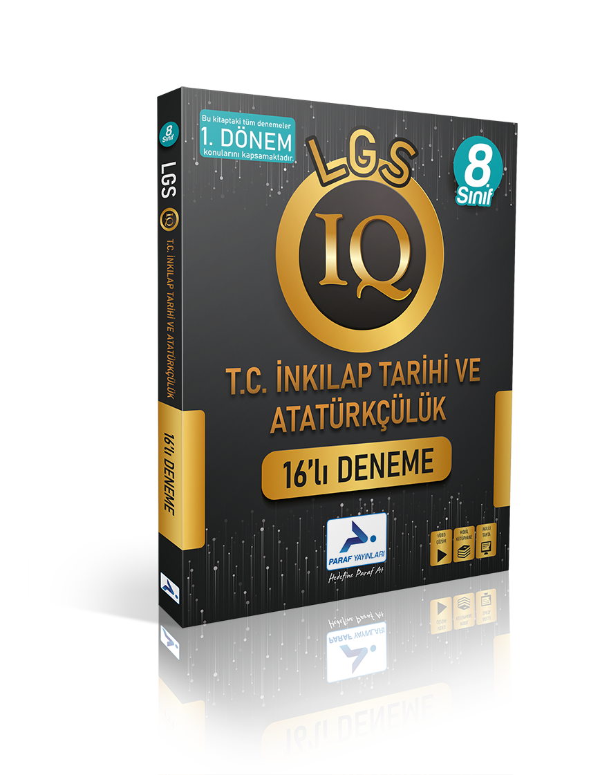 Paraf 2023 Lgs 8.sınıf 1.dönem Iq İnkılap Tarihi 16'lı Deneme