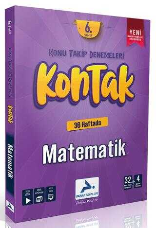 Paraf 6. Sınıf Kontak Matematik Konu Takip Denemeleri Paraf 6. Sınıf Kontak Matematik Konu Takip Denemeleri
