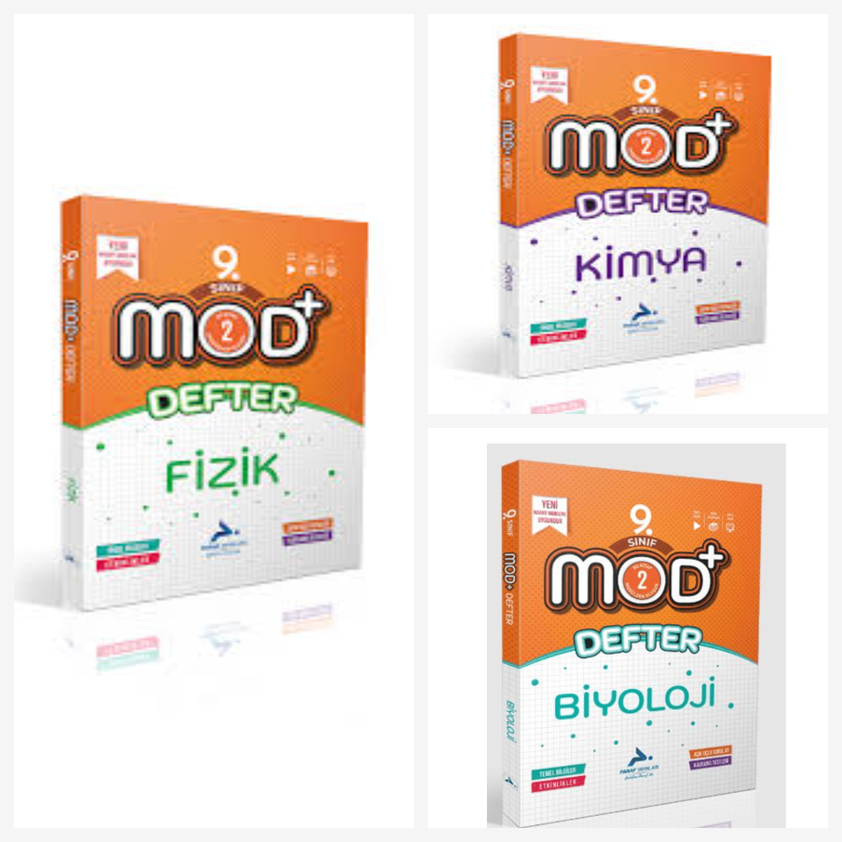 Paraf 9. Sınıf Fen Bilimleri Mod Defter Set ( Fizik & Kimya & Biyoloji ) Paraf 9. Sınıf Fen Bilimleri Mod Defter Set ( Fizik & Kimya & Biyoloji )