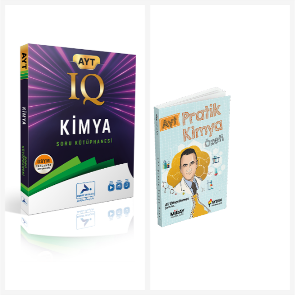 Paraf Ayt Iq Kimya Soru Kütüphanesi & Miray Yayınları Ayt Pratik Kimya Özeti Cep Kitabı