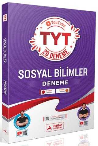 Paraf Akademi TYT Sosyal Bilimler 20 Deneme