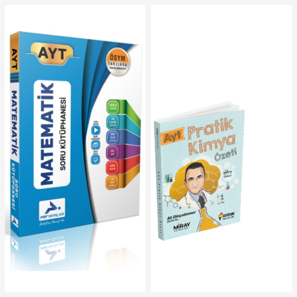 Paraf Ayt Matematik Soru Kütüphanesi & Ayt Pratik Kimya Özet Kita