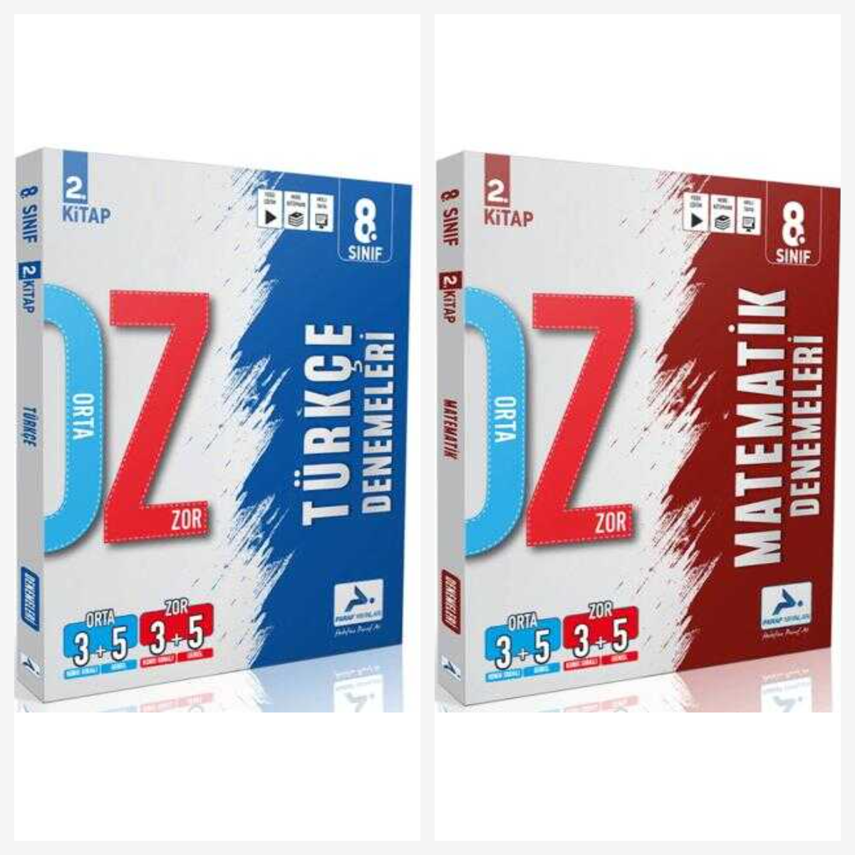 Paraf Orta Zor Türkçe & Matematik Lgs Deneme Set Paraf Orta Zor Türkçe & Matematik Lgs Deneme Set