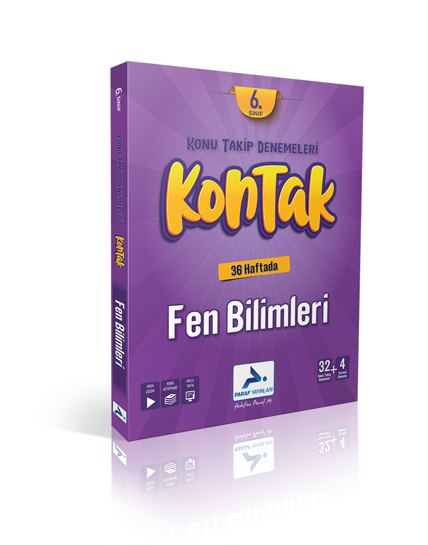 Paraf Yayınları 6. Sınıf Fen Bilimleri Kontak Denemeleri