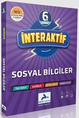 Paraf Yayınları 6. Sınıf İnteraktif Sosyal Bilgiler Soru Kütüphanesi