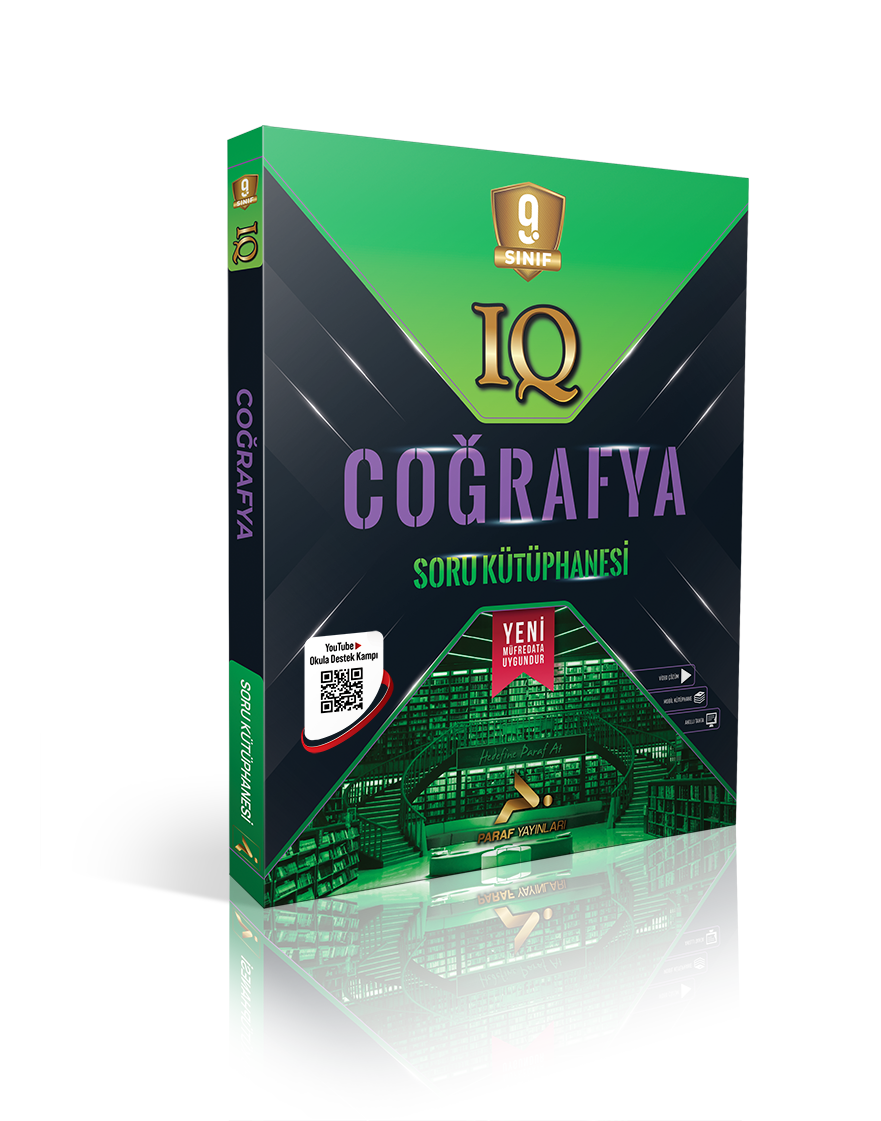 Paraf Yayınları 9. Sınıf IQ Coğrafya Soru Kütüphanesi