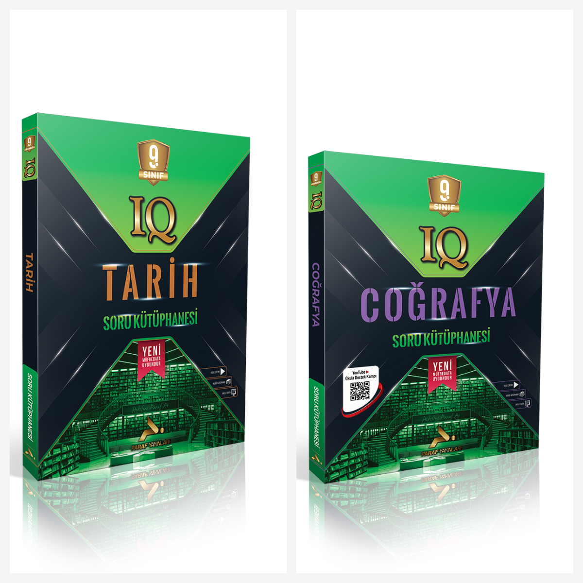 Paraf Yayınları 9. Sınıf IQ Coğrafya & Tarih Soru Kütüphanesi