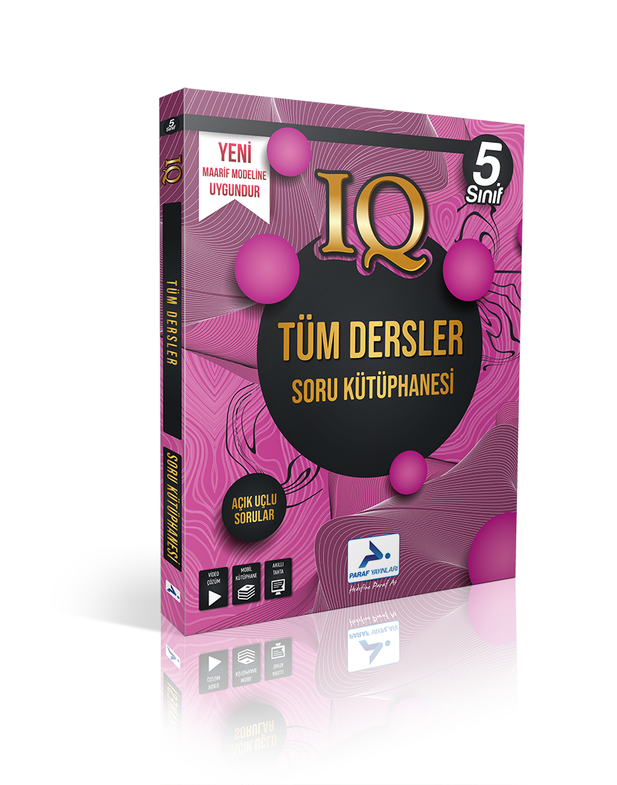 Paraf Yayınları IQ 5. Sınıf Tüm Dersler Soru Bankası