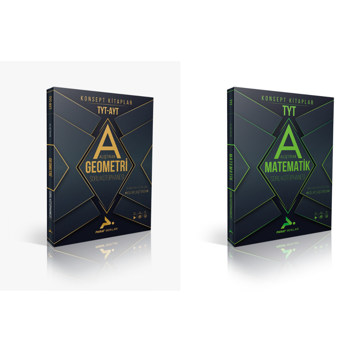 Paraf Yayınları Konsept Kitaplar Alıştıran Tyt Matematik & Geometri  Soru Bankaları