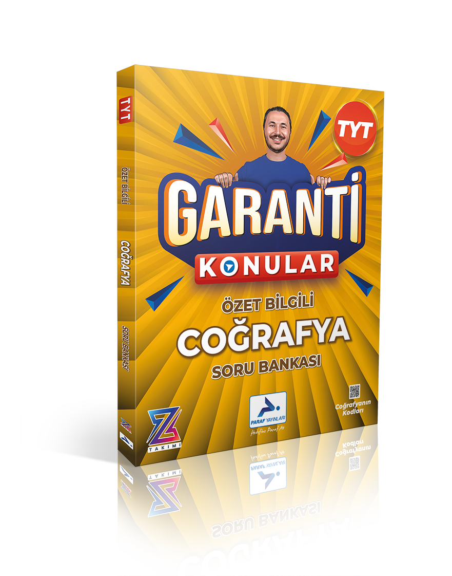 Paraf Yayınları Paraf Z Takım TYT Coğrafya Garanti Konular Video Soru Bankası