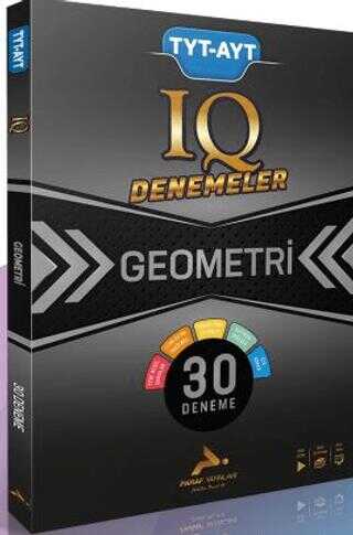 Paraf Yayınları TYT AYT IQ Geometri Video Çözümlü 30 Deneme