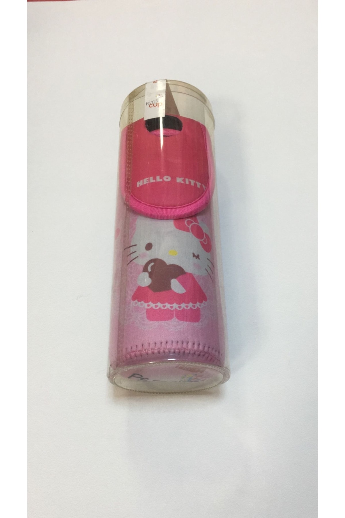 Abka Pet Cup Hello Kittiy Isı Koruyu Kap Abka Pet Cup Hello Kittiy Isı Koruyu Kap