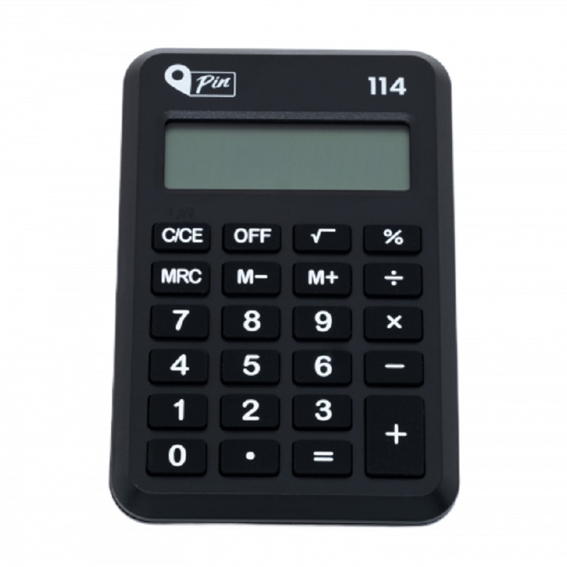 Pin Cep Tipi Hesap Makinesi Siyah Renk Pin Cep Tipi Hesap Makinesi Siyah Renk