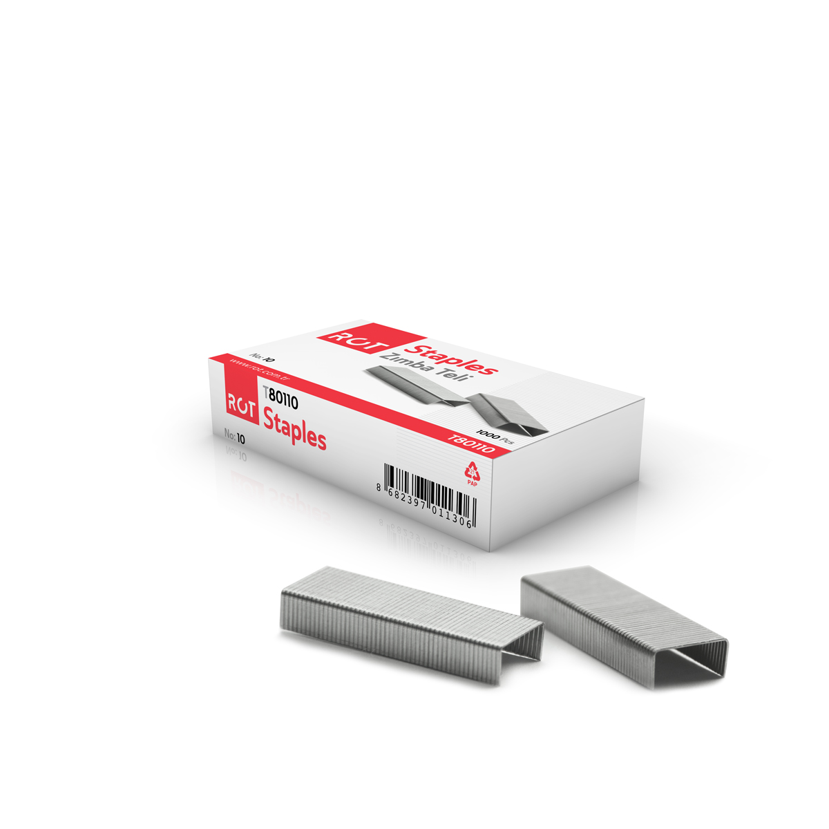 Rot Zımba Teli No:10 (1 Paket) 10 Lu Rot Zımba Teli No:10 (1 Paket) 10 Lu