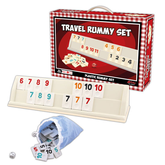 Star Travel Rummy Plastik Okey Takımı Star Travel Rummy Plastik Okey Takımı
