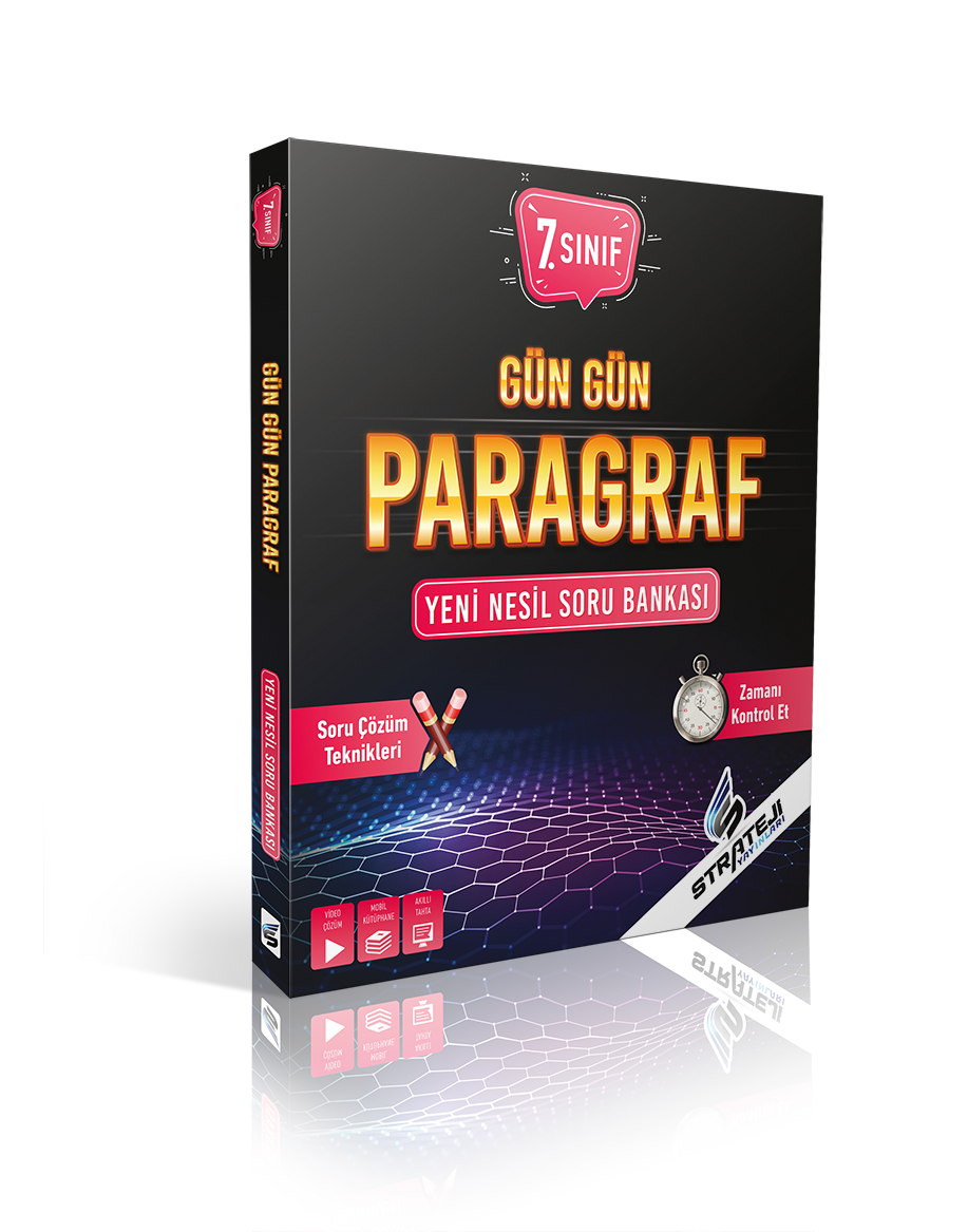 Strateji Yayınları 7.sınıf Gün Gün Paragraf Soru Bankası