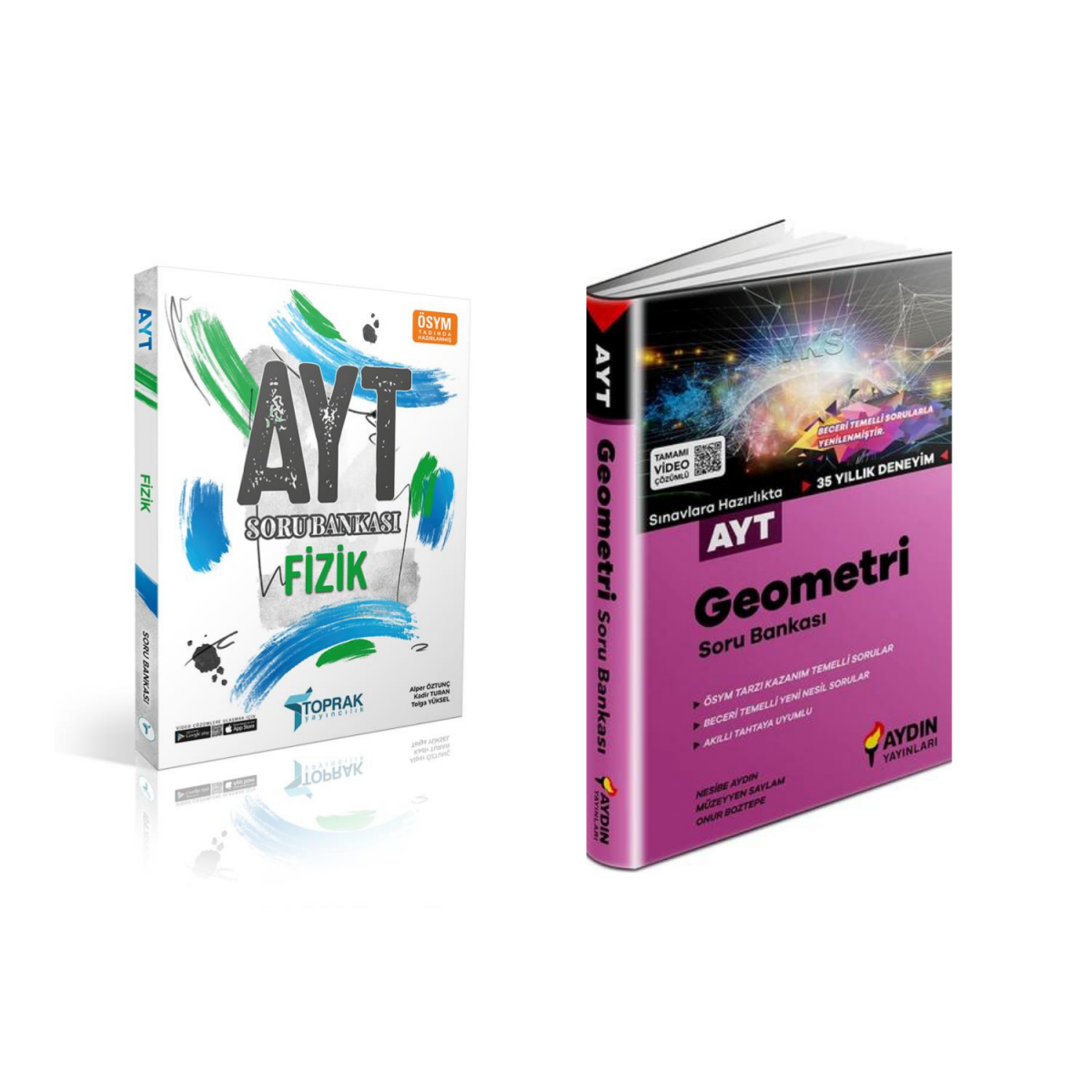Toprak Yayınları Ayt Fizik & Aydın Yayınları Ayt Geometri Soru Bankası Toprak Yayınları Ayt Fizik & Aydın Yayınları Ayt Geometri Soru Bankası