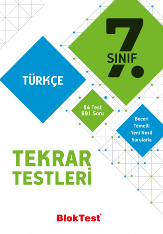 Tudem Bloktest 7.sınıf Türkçe Tekrar Testleri Tudem Bloktest 7.sınıf Türkçe Tekrar Testleri