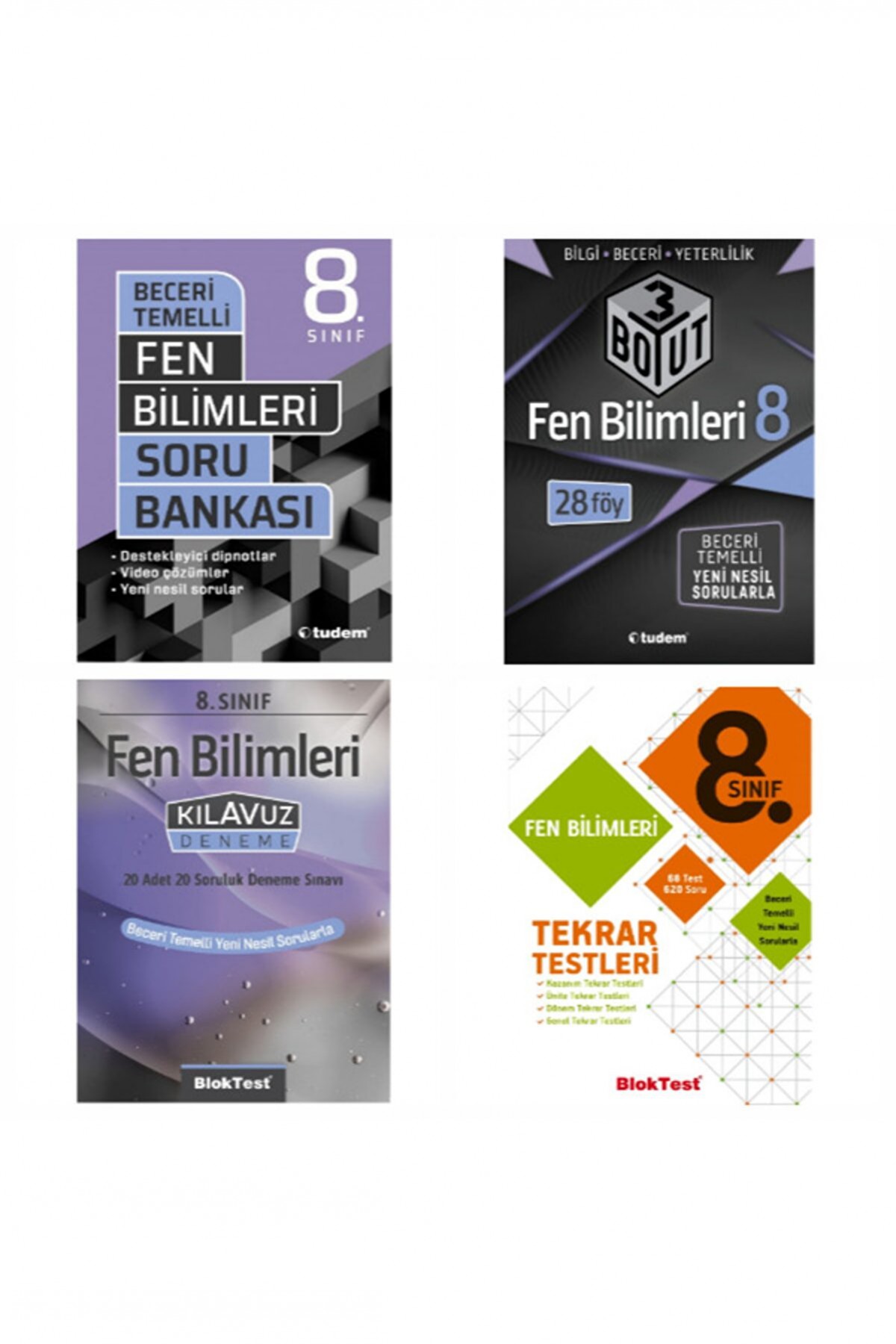 Tudem Yayınları 8.sınıf Fen Bilimleri Seti