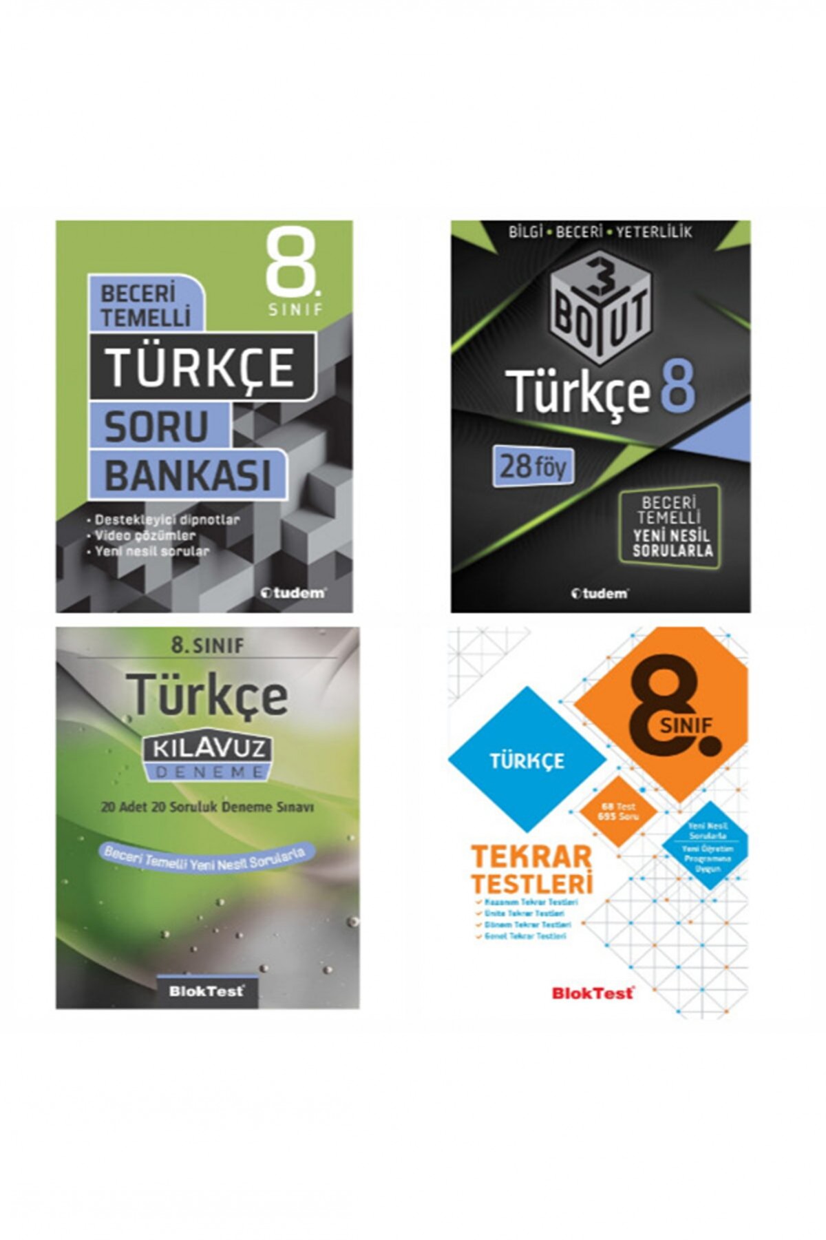 Tudem Yayınları 8.sınıf Türkçe Seti