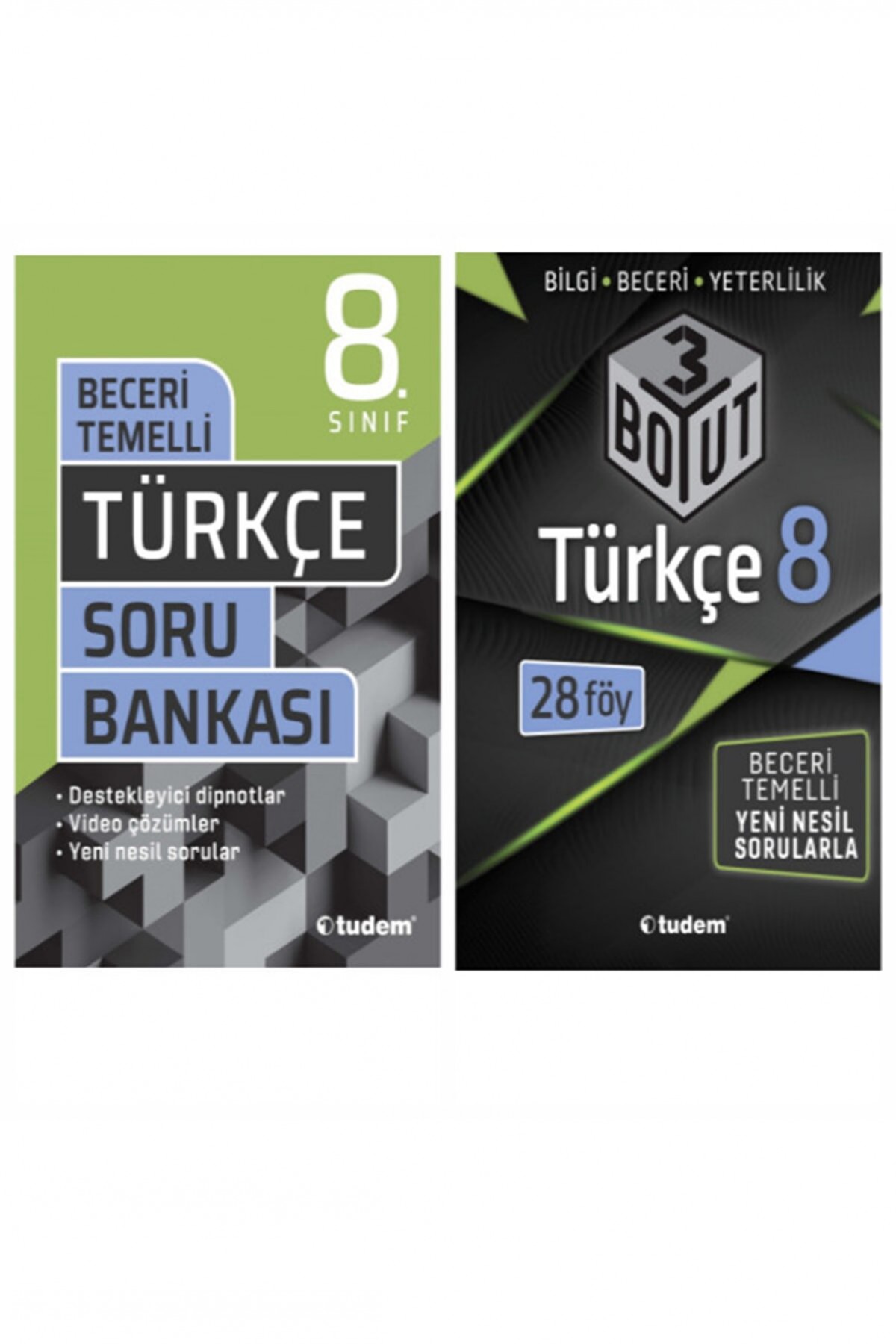 Tudem Yayınları 8.sınıf Türkçe Soru Bankası&8.sınıf Türkçe 28 Föy