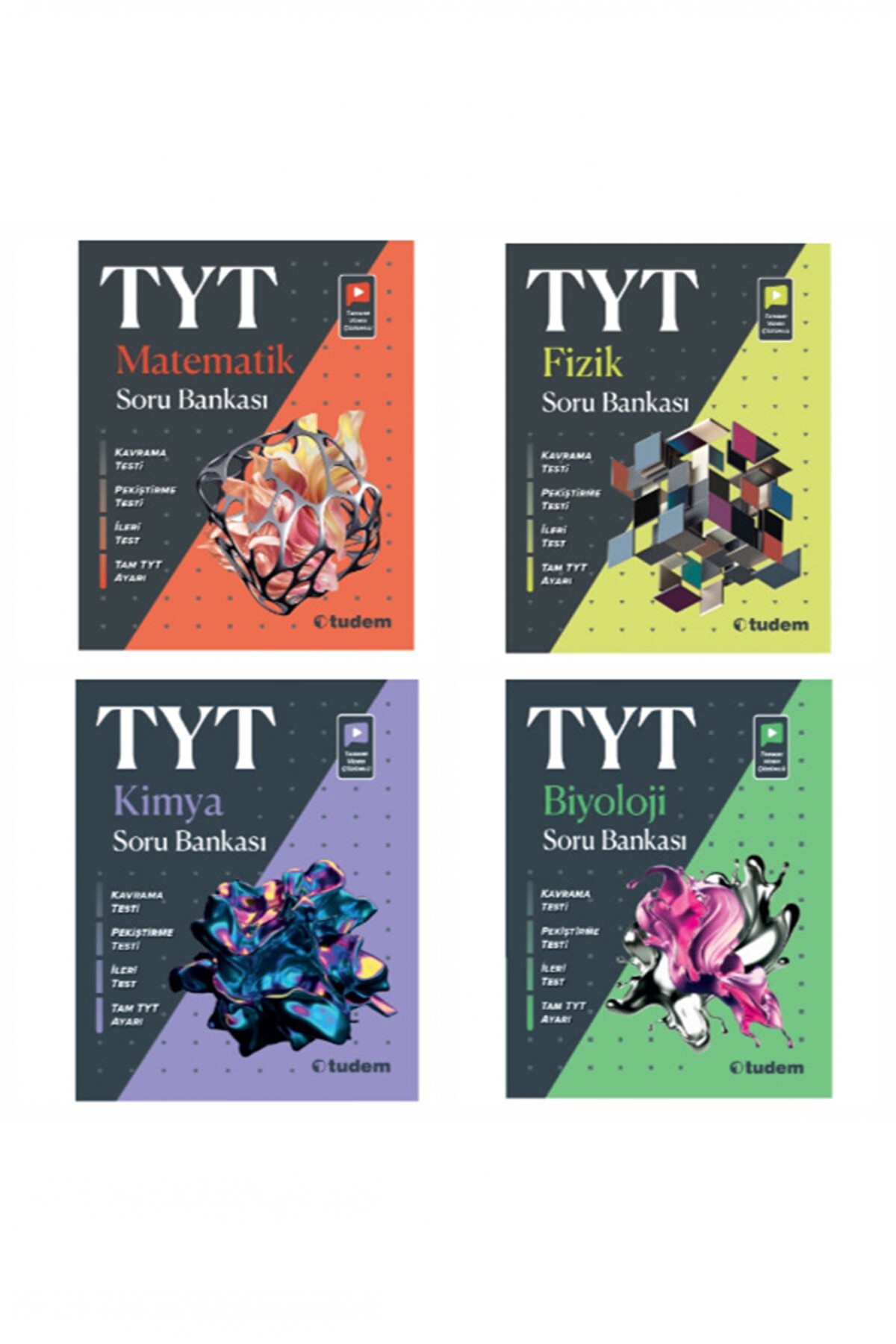 Tudem Yayınları Tyt Matematik&fizik&kimya&biyoloji Soru Bankası