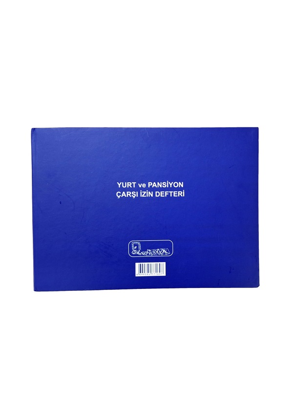 YURT VE PANSİYON ÇARŞI İZİN DEFTERİ YURT VE PANSİYON ÇARŞI İZİN DEFTERİ