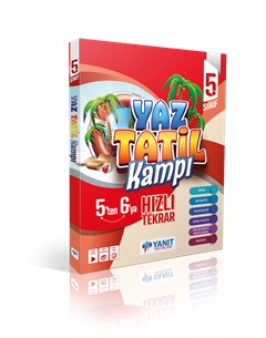 Yanıt Yayınları 5. Sınıf 5'ten 6'ya Geçenlere Yaz Tatil Kamp Kitabı Yanıt Yayınları 5. Sınıf 5'ten 6'ya Geçenlere Yaz Tatil Kamp Kitabı