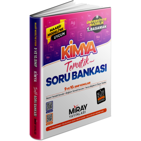 2028 Miray Maarif Model TYT Kimya Soru Bankası (Üniversiteye Hazırlık 1. Basamak)